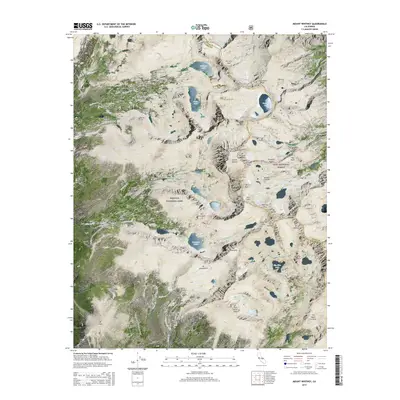 2015 Map of Mount Whitney, 2015 Print