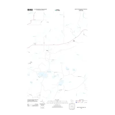 2013 Map of Mount Whittlesey, 2013 Print