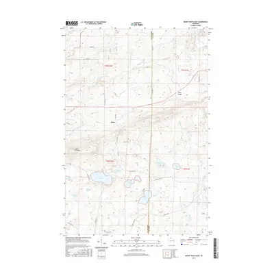 2015 Map of Mount Whittlesey, 2015 Print