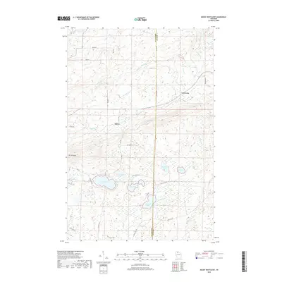 2018 Map of Mount Whittlesey, 2018 Print