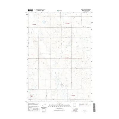 2016 Map of Mount Wickham, 2016 Print