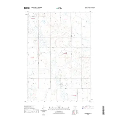 2019 Map of Mount Wickham, 2019 Print