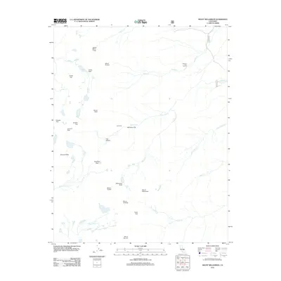2012 Map of Mount Williamson, 2012 Print