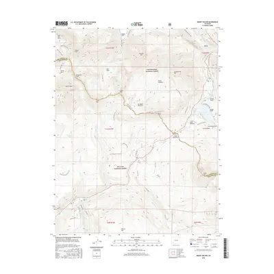2016 Map of Mount Wilson, 2016 Print