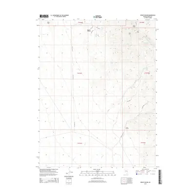 2014 Map of Mount Wilson, 2014 Print