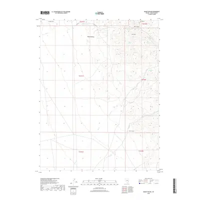 2018 Map of Mount Wilson, 2018 Print