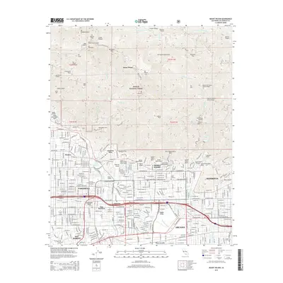 2015 Map of Mount Wilson, 2015 Print