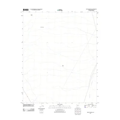 2011 Map of Mount Wilson, 2011 Print