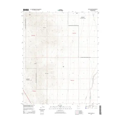 2014 Map of Mount Wilson, 2014 Print