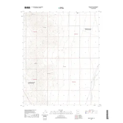 2018 Map of Mount Wilson, 2018 Print