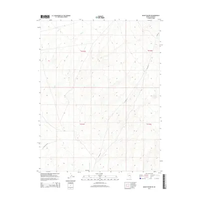 2014 Map of Mount Wilson SW, 2014 Print
