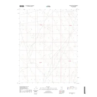 2018 Map of Mount Wilson SW, 2018 Print