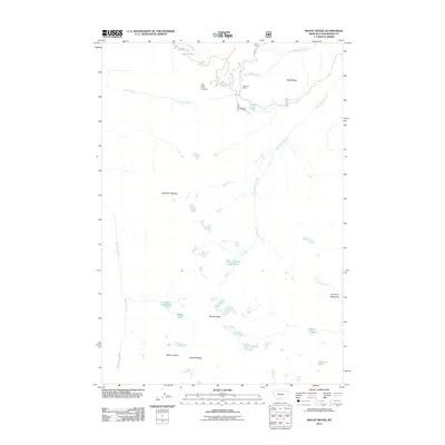 2011 Map of Mount Wood, 2011 Print