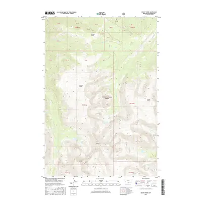 2017 Map of Mount Wood, 2017 Print