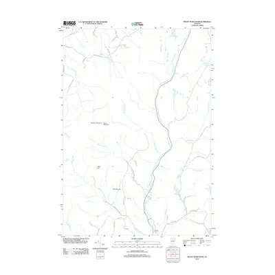 2012 Map of Mount Worcester, 2012 Print