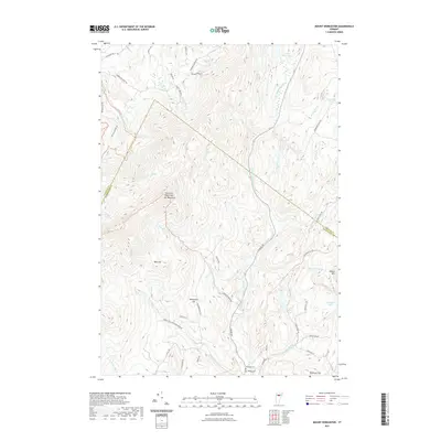 2021 Map of Mount Worcester, 2021 Print