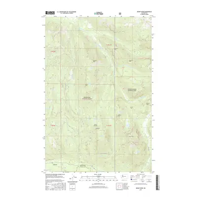 2017 Map of Mount Wow, 2017 Print