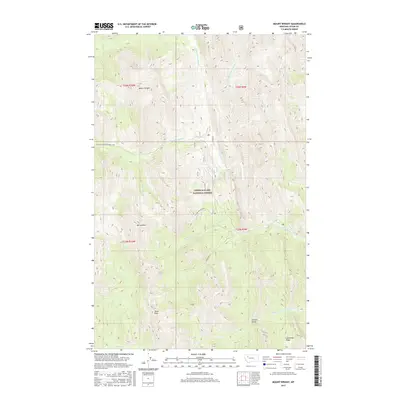 2017 Map of Mount Wright, 2017 Print
