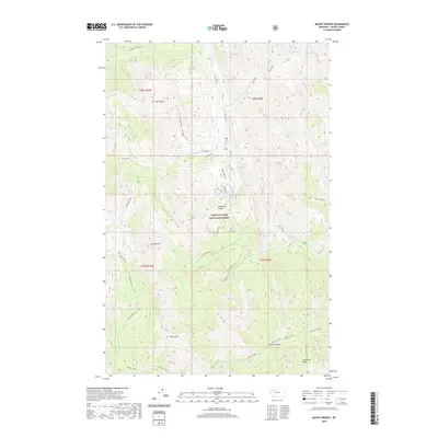 2020 Map of Mount Wright, 2020 Print