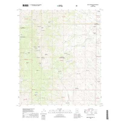 2018 Map of Mount Wrightson, 2018 Print