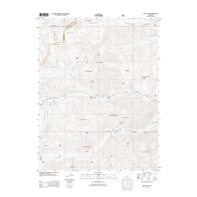 2013 Map of Mount Yale, 2013 Print