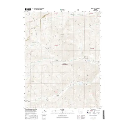 2016 Map of Mount Yale, 2016 Print