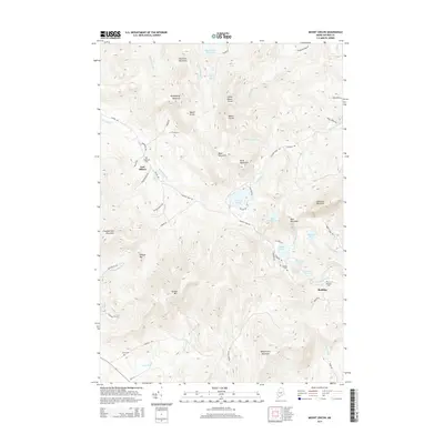 2014 Map of Mount Zircon, 2014 Print