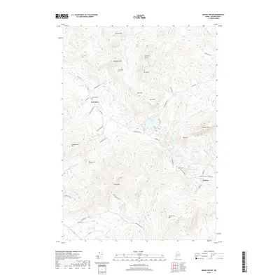 2018 Map of Mount Zircon, 2018 Print