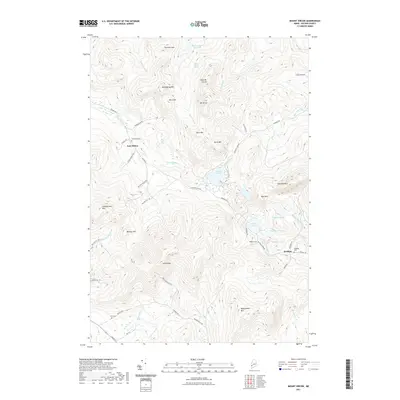 2021 Map of Mount Zircon, 2021 Print