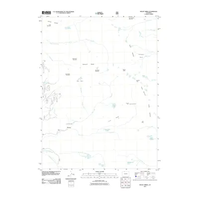 2011 Map of Mount Zirkel, 2011 Print