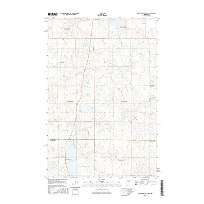 2016 Map of Mountain Ash Lake, 2016 Print