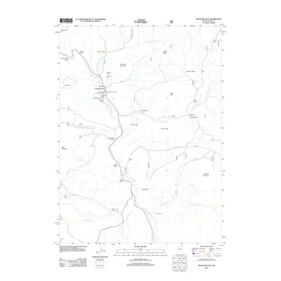 2012 Map of Mountain City, 2012 Print