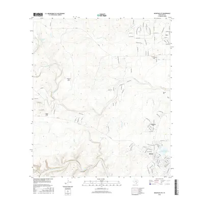 2016 Map of Mountain City, 2016 Print