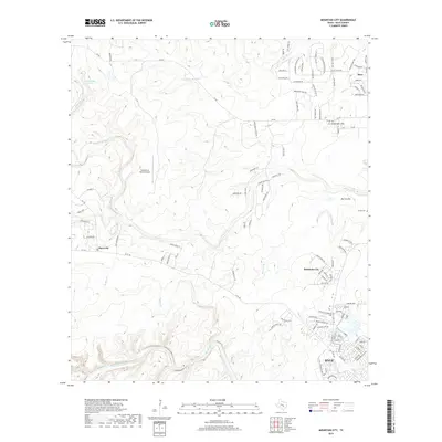 2019 Map of Mountain City, 2019 Print