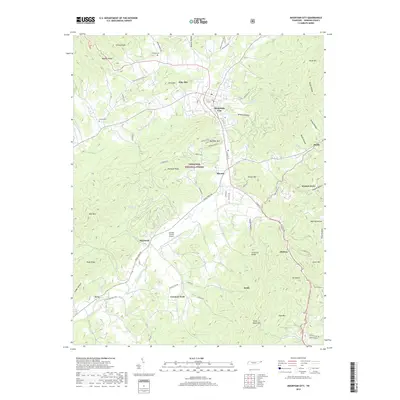 2019 Map of Mountain City, 2019 Print