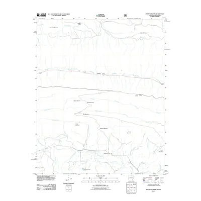2011 Map of Mountain Fork, 2011 Print
