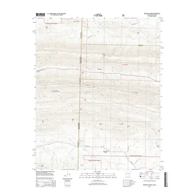 2014 Map of Mountain Fork, 2014 Print