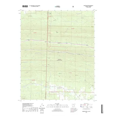 2020 Map of Mountain Fork, 2020 Print