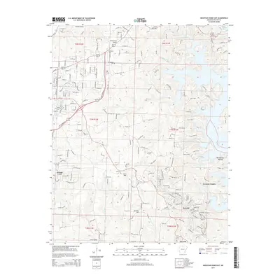 2014 Map of Mountain Home East, 2014 Print