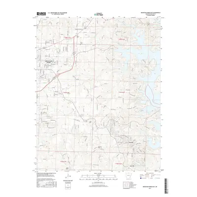 2017 Map of Mountain Home East, 2017 Print