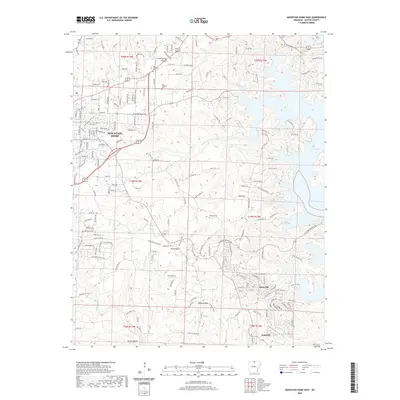 2020 Map of Mountain Home East, 2020 Print