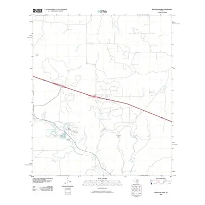 2010 Map of Mountain Home, 2010 Print