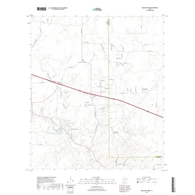 2019 Map of Mountain Home, 2019 Print