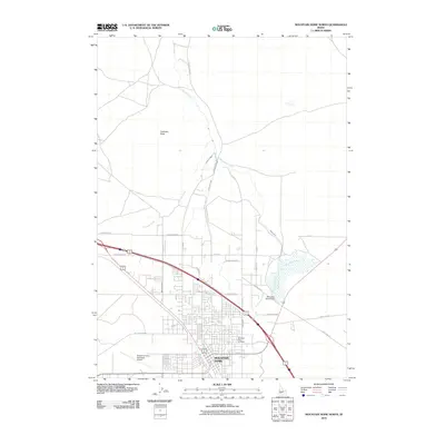 2010 Map of Mountain Home North, 2010 Print