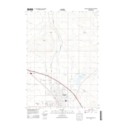 2013 Map of Mountain Home North, 2013 Print