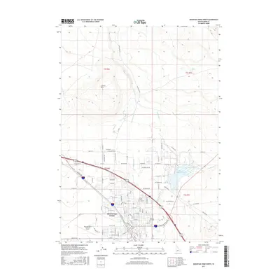 2017 Map of Mountain Home North, 2017 Print