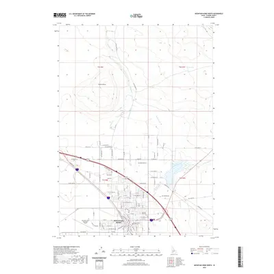 2020 Map of Mountain Home North, 2020 Print