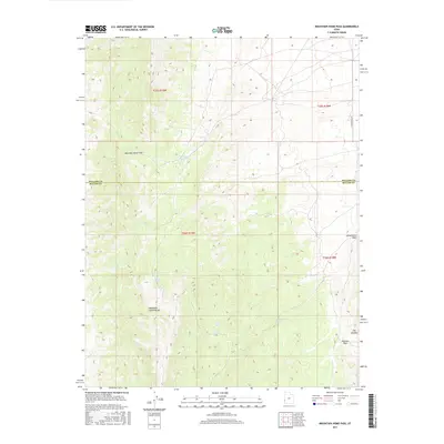 2017 Map of Mountain Home Pass, 2017 Print