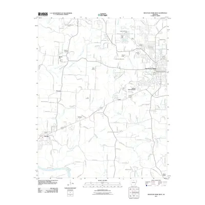 2011 Map of Mountain Home West, 2011 Print