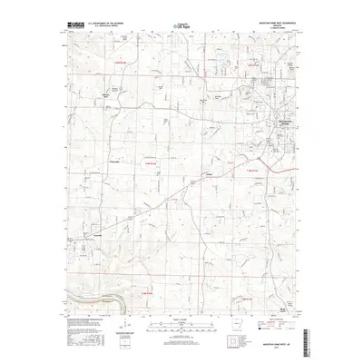 2017 Map of Mountain Home West, 2017 Print